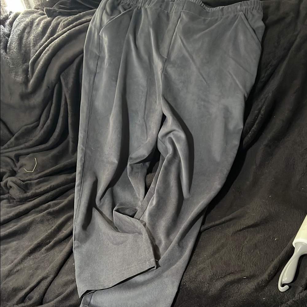 Allison Daley Gray Straight Leg Pants